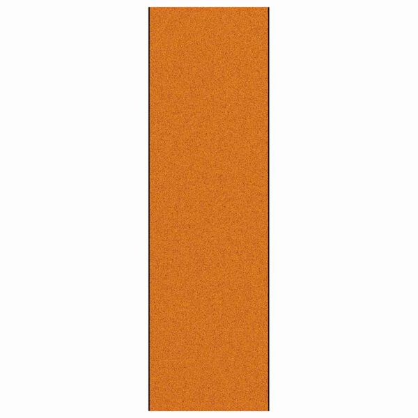 vidaXL Doormat Other Orange and Black 120 x 400 cm Polyamide and PVC