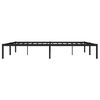 vidaXL Metal Bed Frame without Mattress Black 183x213cm