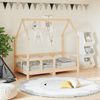 vidaXL Kids Bed Frame 70x140 cm Solid Wood Pine