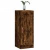 vidaXL Wall Mounted Cabinet Smoked Oak 34.5x34x90 cm Engineered Wood