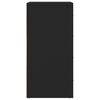 vidaXL Sideboard Black 60x39x80 cm Engineered Wood