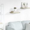 vidaXL Floating Wall Shelf Oak 40x23x3.8 cm MDF