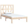 vidaXL Bed Frame without Mattress Solid Wood Single