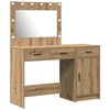 vidaXL Dressing Table 2 pcs Brown 40 x 41 x 75 cm Engineered Wood