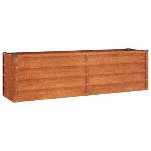 vidaXL Garden Raised Bed Rusty 160x40x45 cm Corten Steel