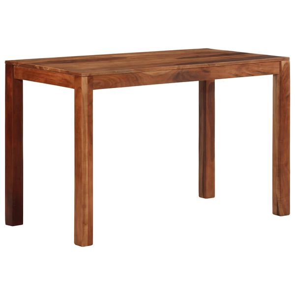 vidaXL Dining Table 120x60x76 cm Solid Wood Acacia