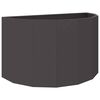 vidaXL Planter Black 90 x 45 x 50 cm Steel