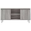 vidaXL TV Cabinet Grey Sonoma 104x35x50 cm Engineered Wood