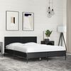 vidaXL Bed Frame without Mattress Black 140x190 cm