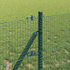 vidaXL Fence Post Green 50 x 0.6 m (19 x 19 mm mesh) Steel and PVC