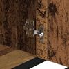 vidaXL Bathroom Furniture Set with Door 2 pcs Old wood 80 x 33 x 60 cm