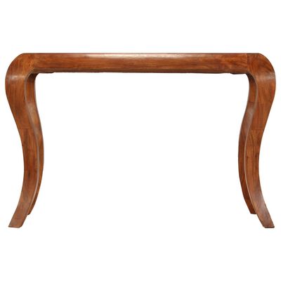 vidaXL Console Table Solid Acacia Wood Sheesham Finish 115x40x76 cm