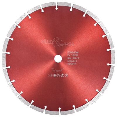 vidaXL Diamond Cutting Disc Steel 300 mm
