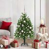 vidaXL Christmas Tree with 150 LEDs with Stand Green 120 cm PE
