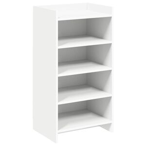 vidaXL Shoe Cabinet with Storage White 48 x 36 x 92 cm Engineered Wood