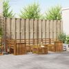 vidaXL Sofa Sets 8 pcs Natural Solid Acacia Wood