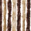 vidaXL Insect Curtain Beige and Light Brown 118x220 cm Chenille