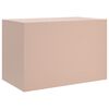 vidaXL TV Cabinet Pink 67x39x44 cm Steel