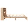 vidaXL Bookcase Bed without Mattress 140x190cm Solid Wood Pine
