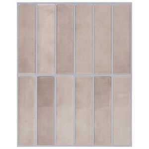 vidaXL Rectangular Tile 20 pcs Beige Coffee 29 x 23 x 0.08 cm