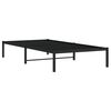 vidaXL Metal Bed Frame without Mattress Black 100x190cm