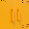 vidaXL Highboard Mustard Yellow 68x39x113 cm Steel