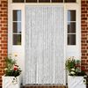 vidaXL Fly Curtain Grey 100x230 cm Chenille