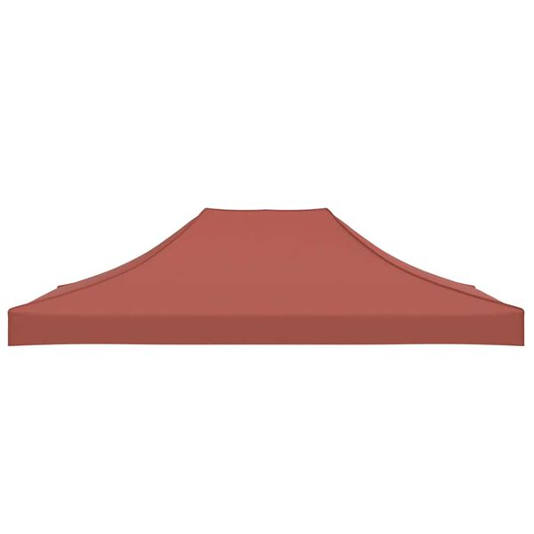 vidaXL Party Tent Roof 4x3 m Terracotta 270 g/m&sup2;