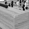 vidaXL Football Table Grey Sonoma 146.5 x 74 x 85 cm Engineered Wood