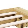 vidaXL Bed Frame without Mattress 120x200 cm Solid Wood Oak