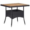 vidaXL Dining Table | Black and Brown