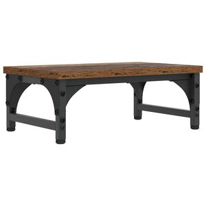 vidaXL Monitor Stand Old Wood 37 x 23 x 14 cm Engineered Wood