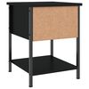 vidaXL Bedside Tables 2 pcs Black 34x35.5x45 cm Engineered Wood