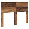 vidaXL Bed Frame with Headboard Old Wood 120 x 190 cm Engineered wood