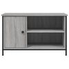 vidaXL TV Cabinet Grey Sonoma 80x40x50 cm Engineered Wood