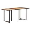 vidaXL Dining Table 160 cm Solid Reclaimed Wood