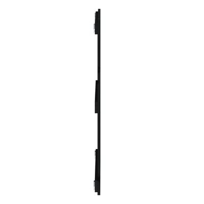 vidaXL Wall Headboard Black 108x3x90 cm Solid Wood Pine