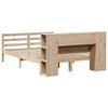 vidaXL Bookcase Bed without Mattress 120x190 cm Small Double Solid Wood Pine