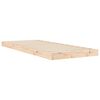 vidaXL Bed Frame without Mattress 75x190 cm Small Single Small Single Solid Wood Pine