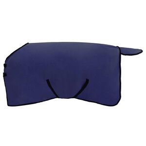 vidaXL Horse Blanket Navy Blue Polyester
