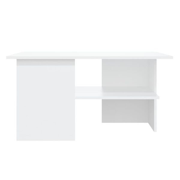 vidaXL Coffee Table White 90x60x46.5 cm Engineered Wood