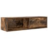 vidaXL TV Cabinet Smoked Oak 100x31x25,5 cm Engineered Wood