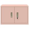vidaXL Storage Cabinet Pink 60 x 40 x 40 cm Steel