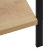 vidaXL 5-Layer Book Shelf Oak 60x27.6x158.5 cm Engineered Wood