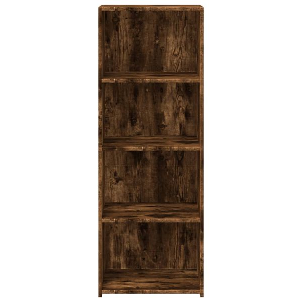 vidaXL Highboard Smoked Oak 45x41x124 cm Engineered Wood