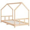 vidaXL Kids Bed Frame 90x200 cm Solid Wood Pine