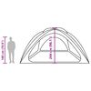 vidaXL Party Tent Grey Waterproof