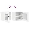 vidaXL Kitchen Cabinet 2 pcs High Gloss White 40 x 31 x 40 cm