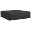 vidaXL Furniture Cover Plain Black 260 x 260 x 70 cm 600D