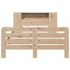 vidaXL Bed Frame without Mattress 120x190 cm Small Double Solid Wood Pine